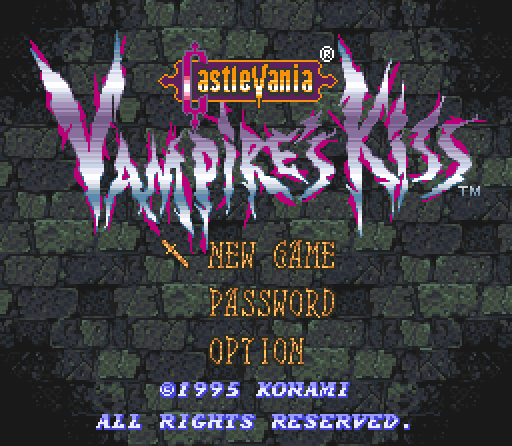 Castlevania: Vampire's Kiss [AKA Castlevania: Dracula X]