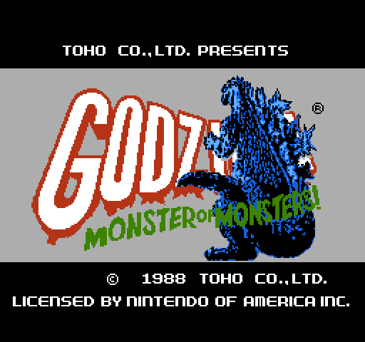 Godzilla: Monster of Monsters!