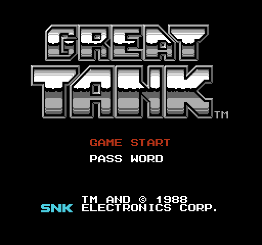 Great Tank [AKA Iron Tank]