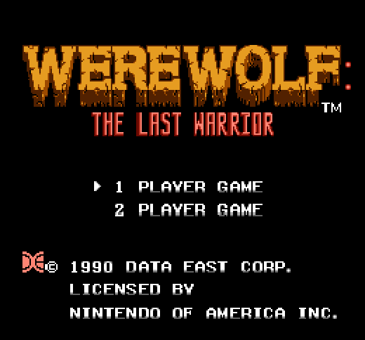 Werewolf: The Last Warrior