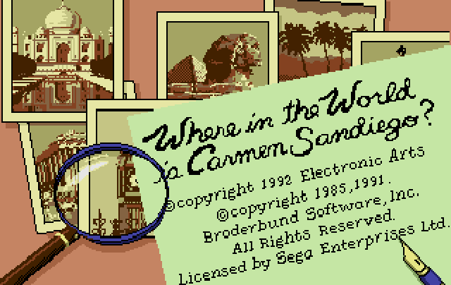 Where in the World is Carmen Sandiego